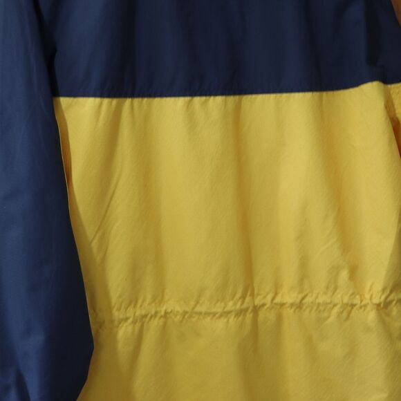Columbia Navy Blue & Yellow Outerwear Rain Gear Jacket Womens Medium - Picture 10 of 16